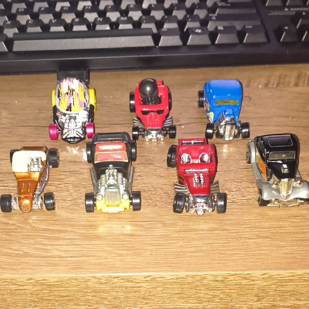 Vintage Hot Wheels Hot Rod Lot - Premium Collection 7 Rare Vehicles
